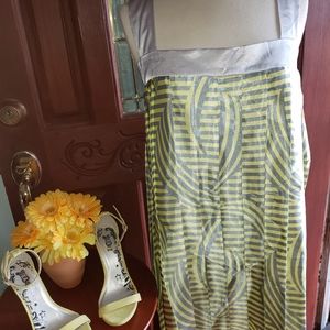 GLAM YELLOW DRESS